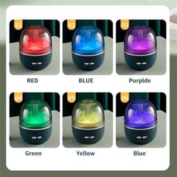 image-Air Humidifier Essential Oil Ultrasonic Aromatherapy Atomizer Colorful Light Heavy Fog Volume Office Home Accessories