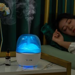 image-Air Humidifier Essential Oil Ultrasonic Aromatherapy Atomizer Colorful Light Heavy Fog Volume Office Home Accessories