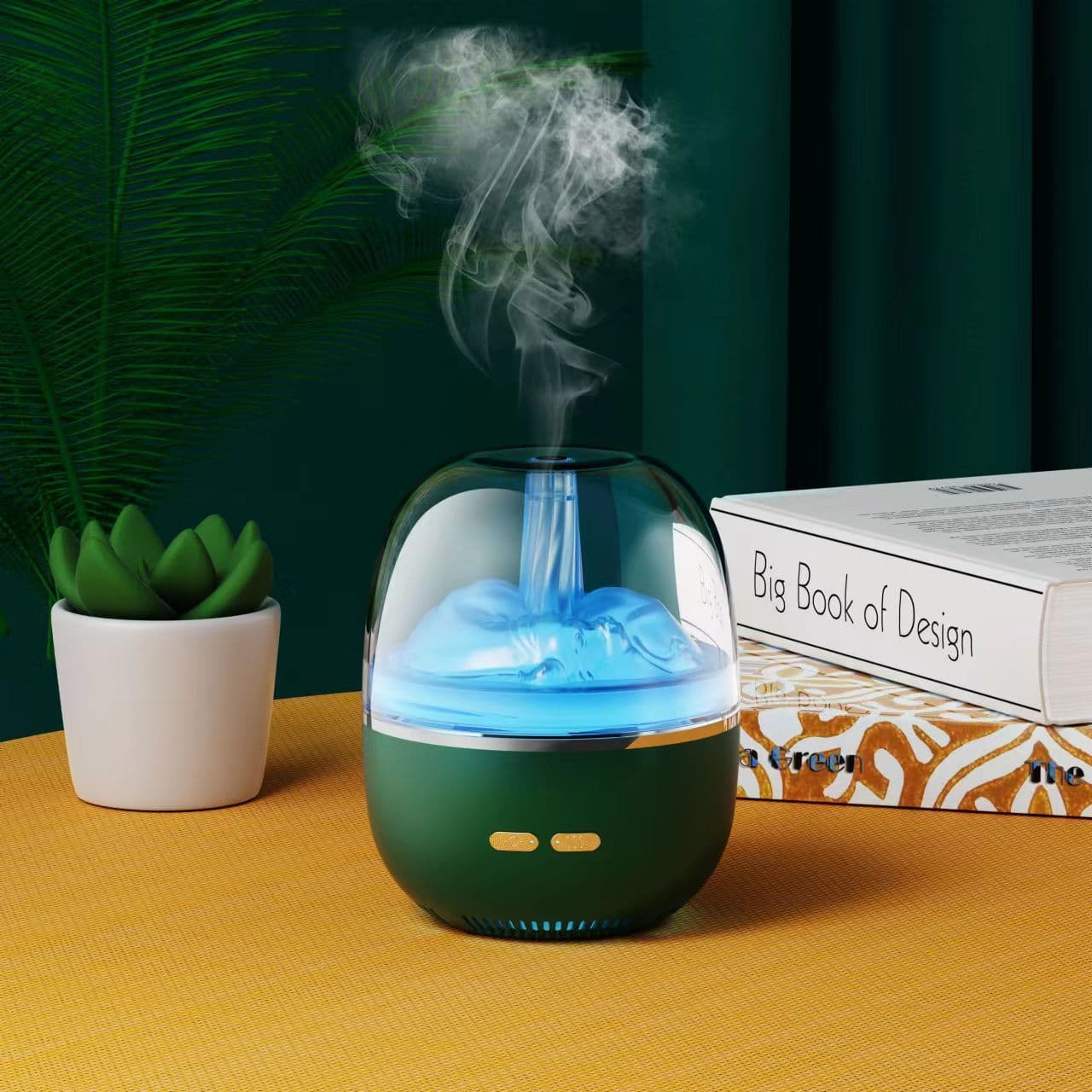 image-Air Humidifier Essential Oil Ultrasonic Aromatherapy Atomizer Colorful Light Heavy Fog Volume Office Home Accessories