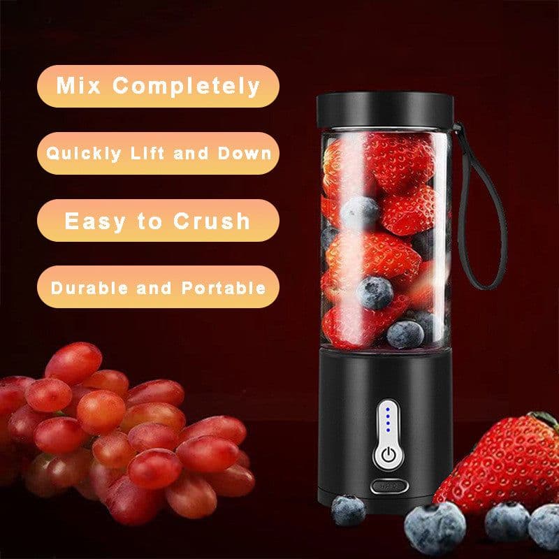 image-New Portable Blender Hand Operated Juice Extractor Portable Fruit Cooking Kitchen Supplies