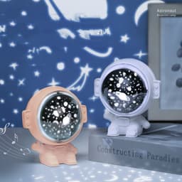 image-Galaxy Star Projector Starry Sky Night Light Astronaut Lamp Room Decr Gift Child Kids Baby Christmas Spaceman Projection