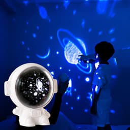 image-Galaxy Star Projector Starry Sky Night Light Astronaut Lamp Room Decr Gift Child Kids Baby Christmas Spaceman Projection