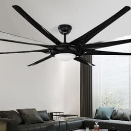 image-Modern Restaurant With Ceiling Lamp And Fan