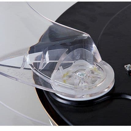 image-Simple Frequency Conversion Crystal Ceiling Fan Lamp