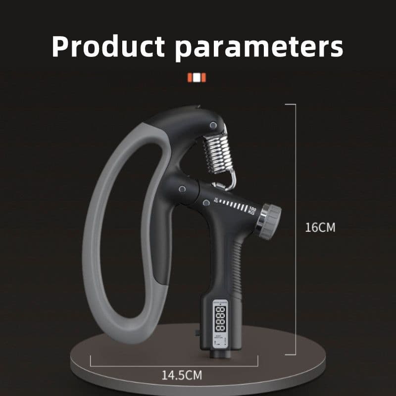 image-Smart Counting Grip 10-100KG Grip Free Adjustment Professional Hand Training Arm Muscle Training Fitness Equipment Fitness Tools Gym
