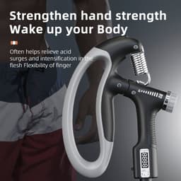 image-Smart Counting Grip 10-100KG Grip Free Adjustment Professional Hand Training Arm Muscle Training Fitness Equipment Fitness Tools Gym