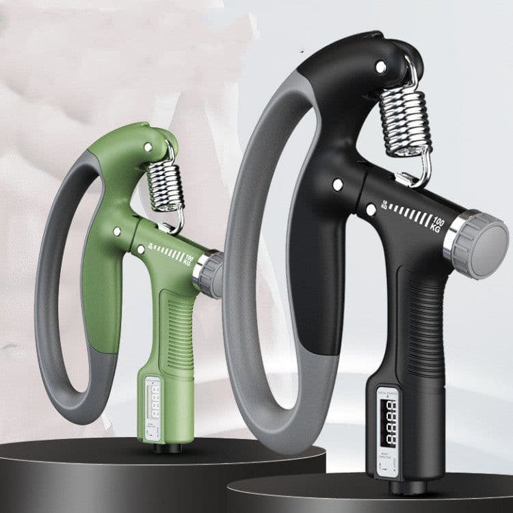 image-Smart Counting Grip 10-100KG Grip Free Adjustment Professional Hand Training Arm Muscle Training Fitness Equipment Fitness Tools Gym