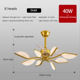 image-Nordic Fan Lamp Restaurant Ceiling Fan