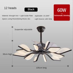 image-Nordic Fan Lamp Restaurant Ceiling Fan