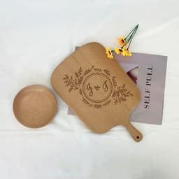 image-Custom Engraved Cutting Board Wedding Gift Housewarming Personalized Engraved Cutting Board