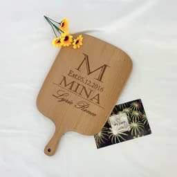 image-Custom Engraved Cutting Board Wedding Gift Housewarming Personalized Engraved Cutting Board
