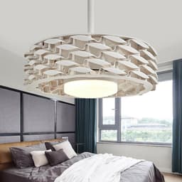image-Leafless Ceiling Fan Lamp Invisible Fan Suitable For Dining Room And Living Room