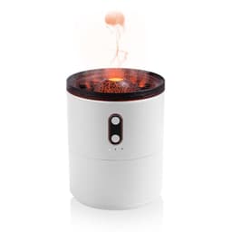 image-Volcanic Flame Aroma Essential Oil Diffuser USB Portable Jellyfish Air Humidifier Night Light Lamp Fragrance Humidifier