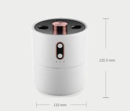 image-Volcanic Flame Aroma Essential Oil Diffuser USB Portable Jellyfish Air Humidifier Night Light Lamp Fragrance Humidifier