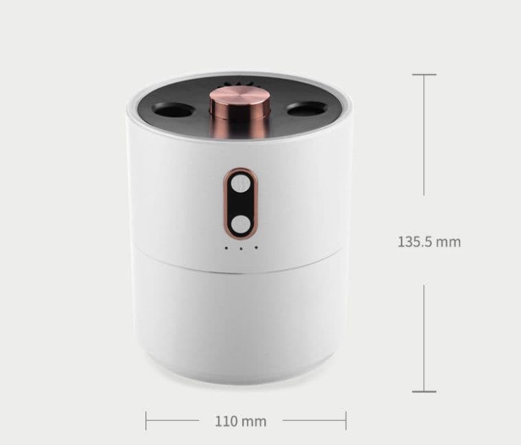 image-Volcanic Flame Aroma Essential Oil Diffuser USB Portable Jellyfish Air Humidifier Night Light Lamp Fragrance Humidifier