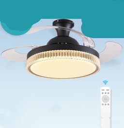 image-Concealed Ceiling Fan Lamp Concealed Fan Led