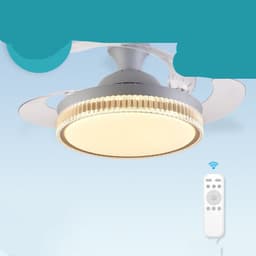 image-Concealed Ceiling Fan Lamp Concealed Fan Led