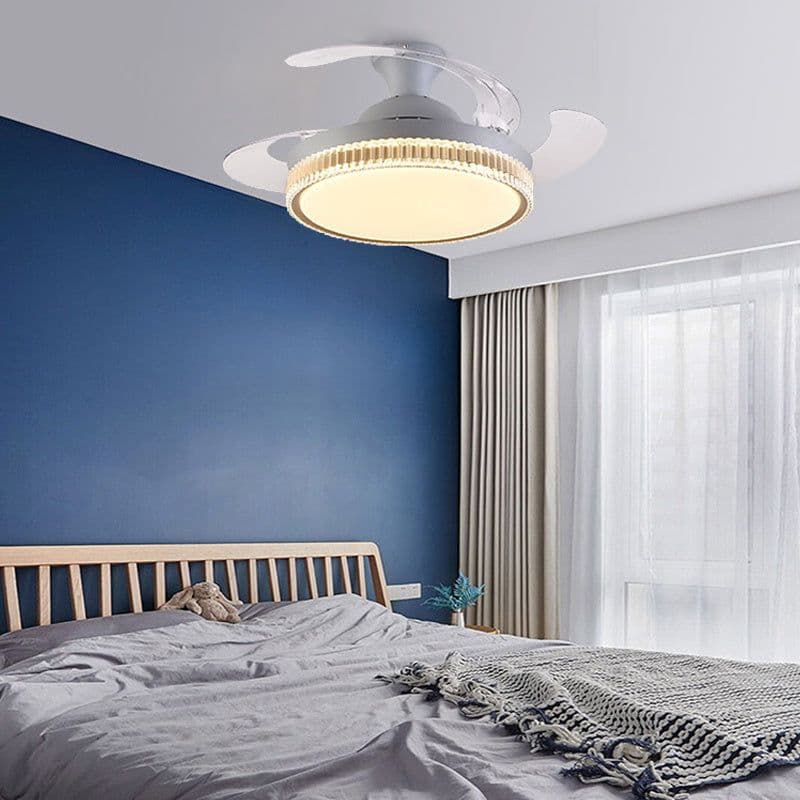 image-Concealed Ceiling Fan Lamp Concealed Fan Led