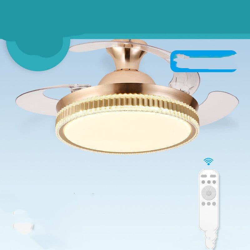 image-Concealed Ceiling Fan Lamp Concealed Fan Led