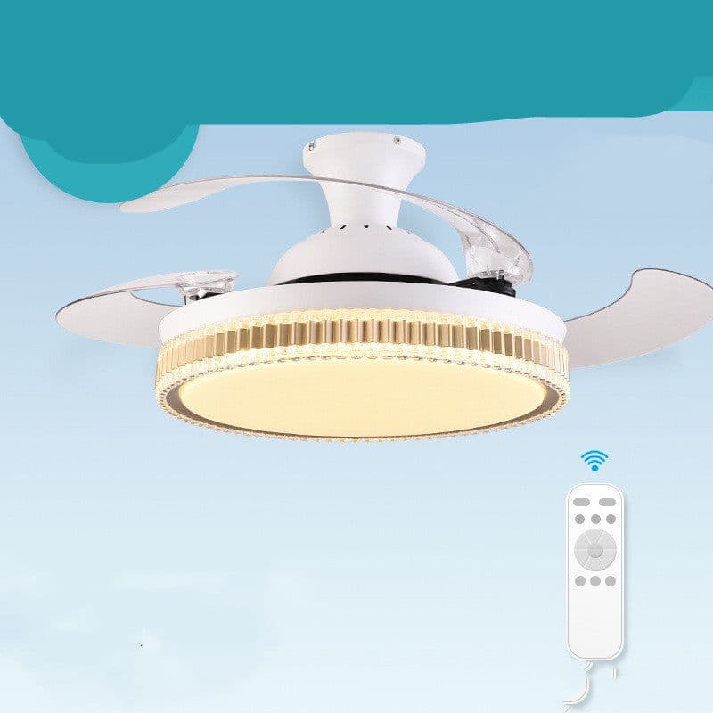 image-Concealed Ceiling Fan Lamp Concealed Fan Led