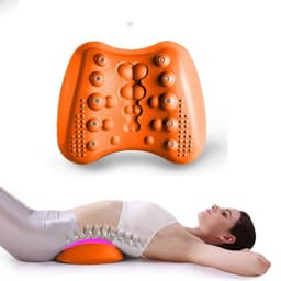 image-Lumbar Support Pillow For Lower Back Pain Relief Lower Back Stretcher Massager For Chronic Lumbar Pain Relief & Herniated Disc