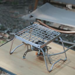 image-Outdoor Picnic With Folding Barbecue Grill