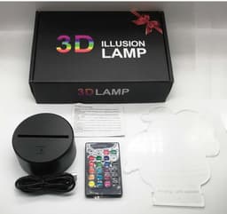 image-Yoga Meditator Colorful Touch 3D Stereo Small Night Lamp