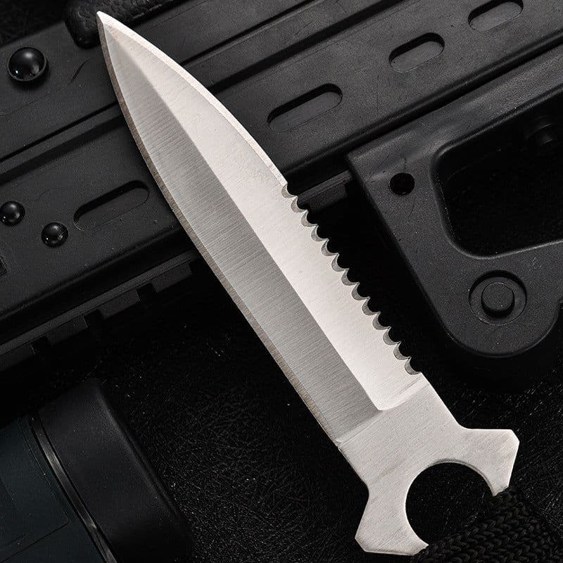 image-Outdoor High Hardness Tactical Knife Outdoor Knife Small Straight Knife