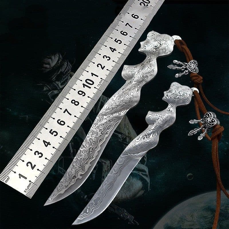 image-Outdoor Camping Hunting Tactics Self Defense Rescue High Hardness.Survival Practical Fruit Knife