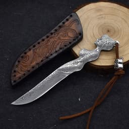 image-Outdoor Camping Hunting Tactics Self Defense Rescue High Hardness.Survival Practical Fruit Knife