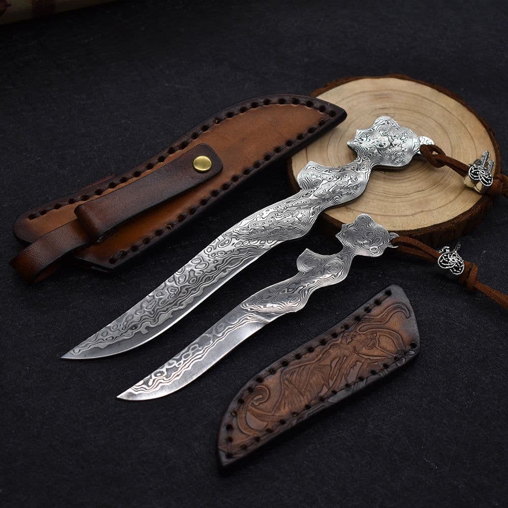 image-Outdoor Camping Hunting Tactics Self Defense Rescue High Hardness.Survival Practical Fruit Knife