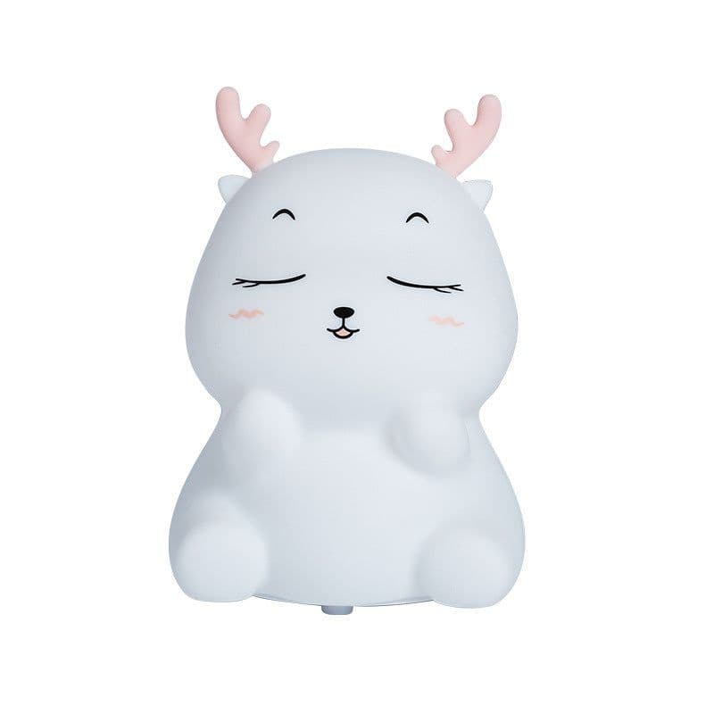 image-Deer Silicone Pat Lamp Nursing Seven-color Night Light