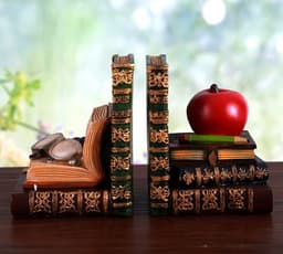 image-European Vintage Study Desk Decorations Bookend Books By Creative Fashion Bookstand Office Bookshelf
