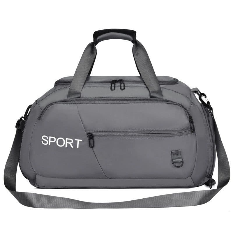 image-Luggage Bags For Women Handbag Oxford Men's Fitness Gym Shoulder Bag Waterproof Sports Travel Backpack With Shoes Compartment
