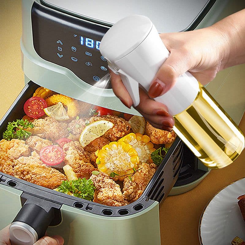 image-Olive Oil Spray BBQ Cooking Kitchen Baking Olive Oil Sprayer Oil Spray Empty Bottle Vinegar Bottle Oil Dispenser Salad