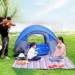 image-Outdoor Automatic Tent Quickly Opens And Throws Tent Supplies For 3-4 People Camping