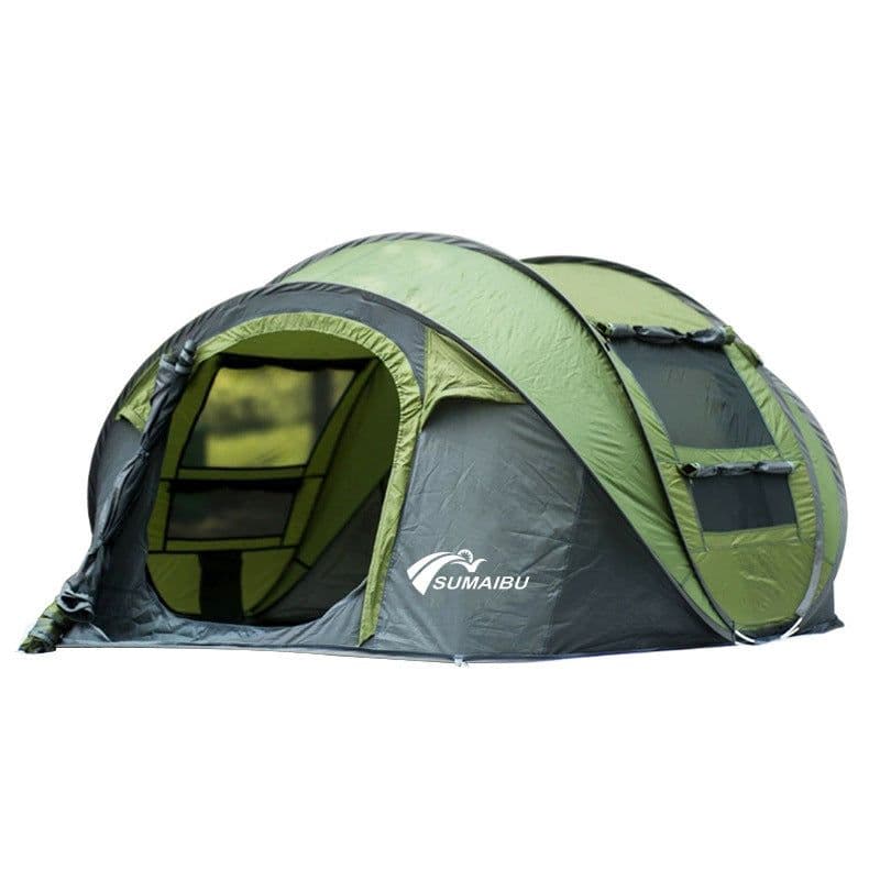 image-Outdoor Automatic Tent Quickly Opens And Throws Tent Supplies For 3-4 People Camping