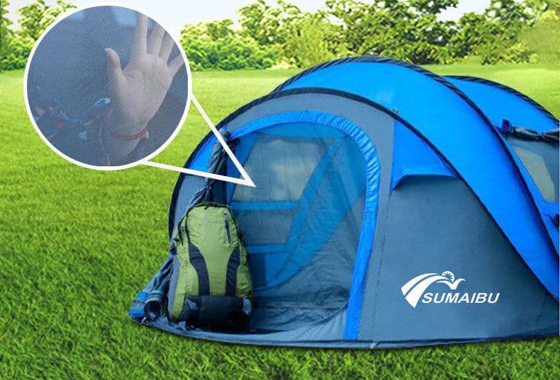 image-Outdoor Automatic Tent Quickly Opens And Throws Tent Supplies For 3-4 People Camping