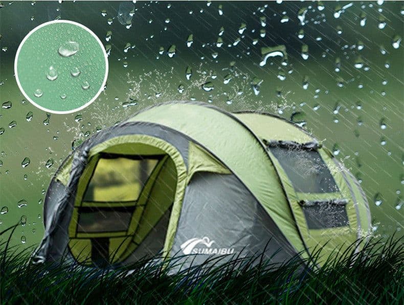 image-Outdoor Automatic Tent Quickly Opens And Throws Tent Supplies For 3-4 People Camping