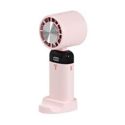 image-Digital Display Desktop Folding Mini New Type Leafless Cooling Handheld Fan
