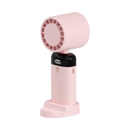 image-Digital Display Desktop Folding Mini New Type Leafless Cooling Handheld Fan