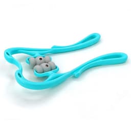 image-Neck Massager For Pain Relief Deep Tissue 360 Degree Neck Roller With 96 Pressure Point Neckbud Massage Roller For Neck Shoulder Waist Leg Foot Handheld Relaxer Tool