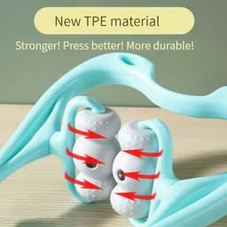 image-Neck Massager For Pain Relief Deep Tissue 360 Degree Neck Roller With 96 Pressure Point Neckbud Massage Roller For Neck Shoulder Waist Leg Foot Handheld Relaxer Tool