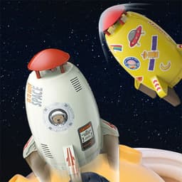 image-Rocket Launcher Toys Outdoor Rocket Water Pressure Lift Sprinkler Toy Fun Interaction In Garden Lawn Water Spray Toys For Kids Summer Gadgets