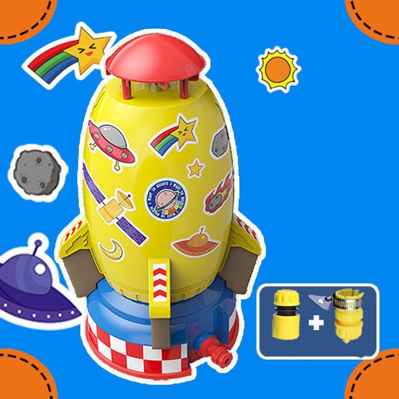 image-Rocket Launcher Toys Outdoor Rocket Water Pressure Lift Sprinkler Toy Fun Interaction In Garden Lawn Water Spray Toys For Kids Summer Gadgets