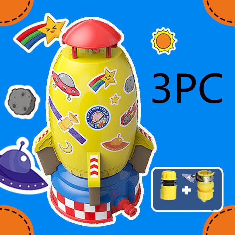 image-Rocket Launcher Toys Outdoor Rocket Water Pressure Lift Sprinkler Toy Fun Interaction In Garden Lawn Water Spray Toys For Kids Summer Gadgets