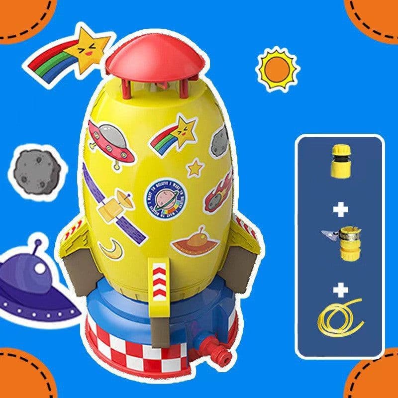 image-Rocket Launcher Toys Outdoor Rocket Water Pressure Lift Sprinkler Toy Fun Interaction In Garden Lawn Water Spray Toys For Kids Summer Gadgets