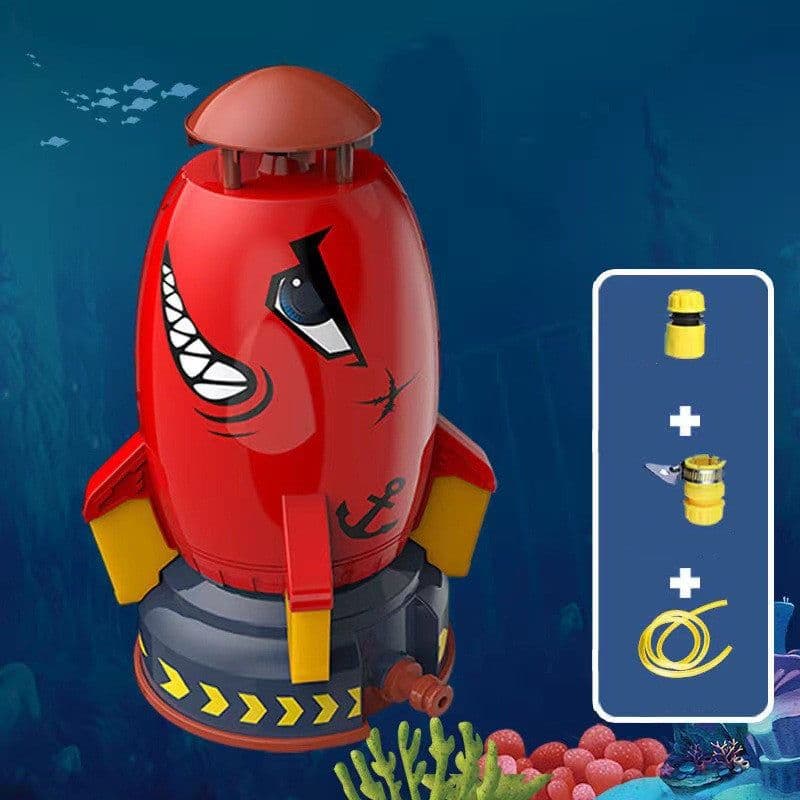 image-Rocket Launcher Toys Outdoor Rocket Water Pressure Lift Sprinkler Toy Fun Interaction In Garden Lawn Water Spray Toys For Kids Summer Gadgets