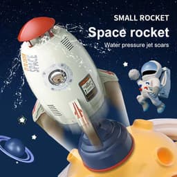 image-Rocket Launcher Toys Outdoor Rocket Water Pressure Lift Sprinkler Toy Fun Interaction In Garden Lawn Water Spray Toys For Kids Summer Gadgets