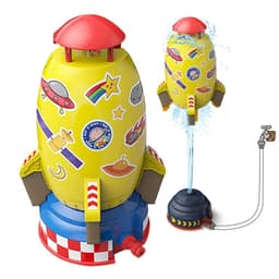 image-Rocket Launcher Toys Outdoor Rocket Water Pressure Lift Sprinkler Toy Fun Interaction In Garden Lawn Water Spray Toys For Kids Summer Gadgets